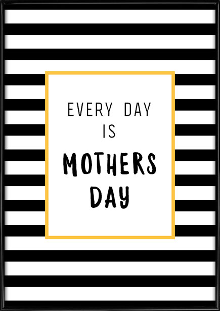 Every day is mothers day – Çay Simit Print // Prints, Poster, Wandbilder, Quotes 